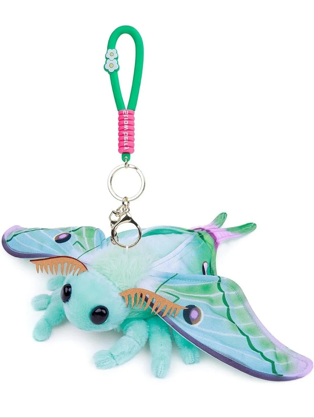 Plush Sea Moth Toy - Teal Aquatic Stuffed Animal